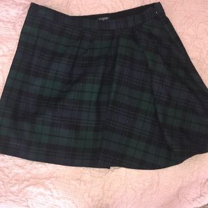 J•Crew plaid skirt